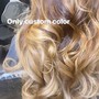 Coloring hair extensions