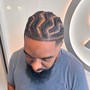 Male Cornrows (cornrows with Natural hair)