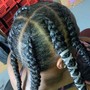 Men pop smoke braids