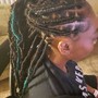 Soft loc Updo style