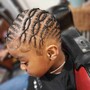 Kid's bald Braided