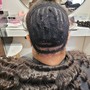 Braid down + Clip ins