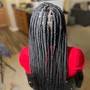 Small Knotless Braids