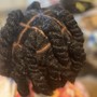 wig/weave styling:  Wand, Barrel Curls, Pin Curls and Crimps