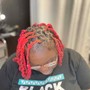 Loc Color streaks start at