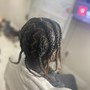 Mid Back Knotless Braids