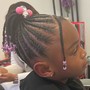 Cornrow Braided Ponytail