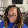 Distressed Locs-Medium(If your real hair is short to shoulder length)