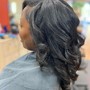 Flat Iron (relaxed hair)