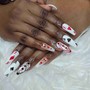 Fullset Acrylics Nails med length