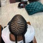 Weave/ Wig foundation braid down