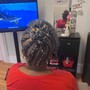 Medium loc/retwist/ -palm roll