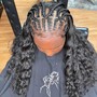 6 Stitch Cornrow Feedins