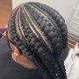 Natural hair Twist, or two strand Twists