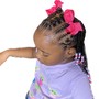 Kids (5-12) 1 braided ponytail (small)