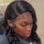 22”  13x6 Straight Frontal Wig