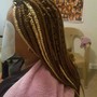 Braids knottless mid back