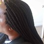 Braids knottless mid back