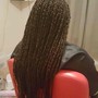 Braids knottless mid back