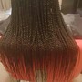 Senegalese twist  mid backAND KINKY twist,