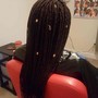 faux locs mid back