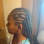 Natural Braided Style (No Hair Added) KIDS