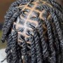 Two Strand Twist Loc Style