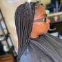 Medium Knotless  Braids