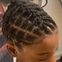 BASIC CORNROWS/BRAIDS