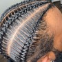 Illusion braids for men 1/2 inch hair