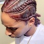 Braid Bar Style (stitch braids) , Partial Sew In