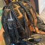 Medium-large Knotless Box Braids