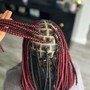 Bob BoxBraids W/ Hair included (Color 1B,27&30)