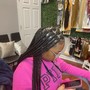 Half Stitch Braids Half Sew In