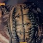 4 Straight Back Braids