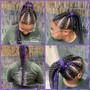 Smedium Knotless Box Braids