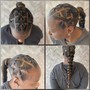 Med Boho Ponytail