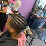 Mens basic cornrows