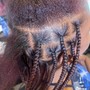 Fulani/ tribal with knotless in back