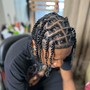 Invisible locs  Twist