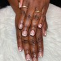 French tip/ Outline polish