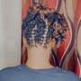 Flat Twist Updo with Crochet