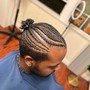 Cornrows- straight backs