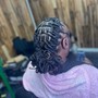 Kid man bun braids