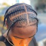 Natural 7-10 Cornrows