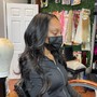 Half Up Half Down Sew In