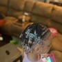 Kid's 2 Feed In Braids