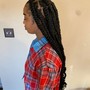 Straight back feed in Braids