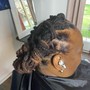 Double strand twist  (no wash)