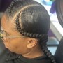 2 feed in braids